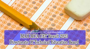 Maharashtra CET Result 2023 MCA