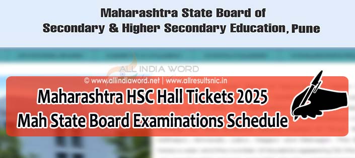 HSC Hall Tickets 2025 Maharashtra Board Download